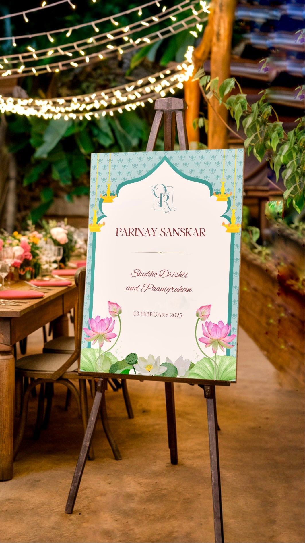 Wedding Welcome Board