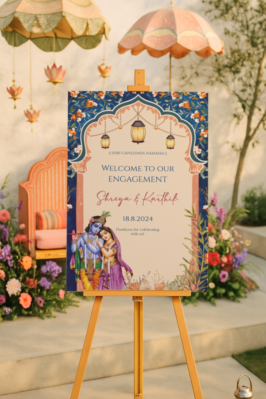 Engagement Welcome Board