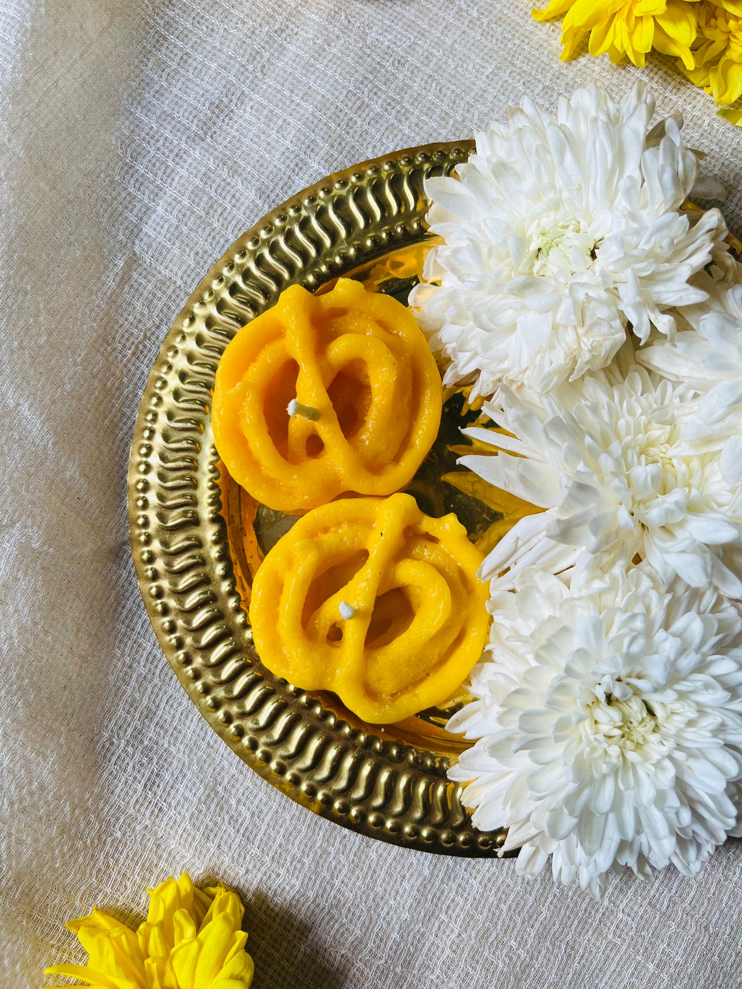 Jalebi Dessert Candle
