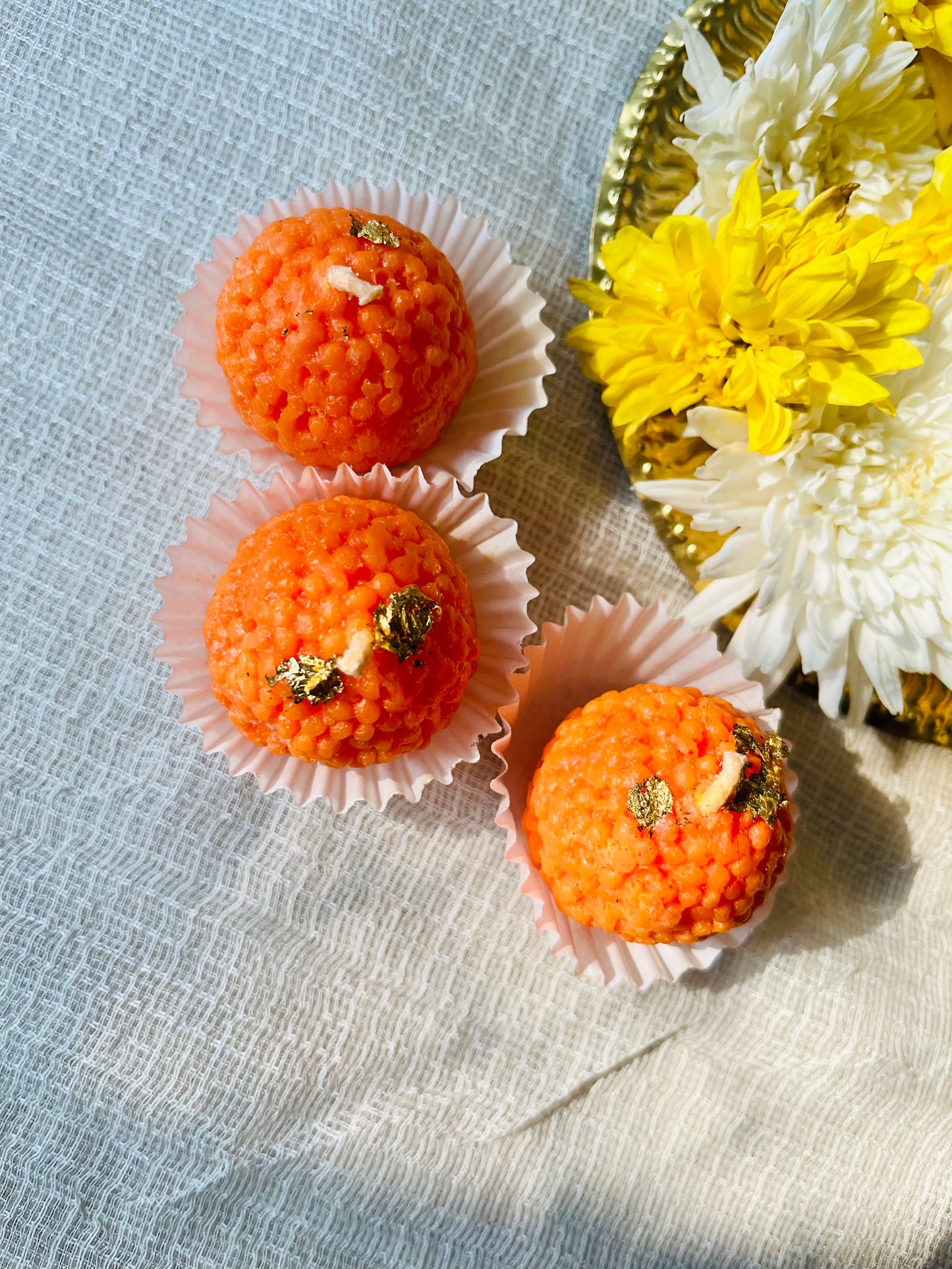 Laddoo Dessert Candle