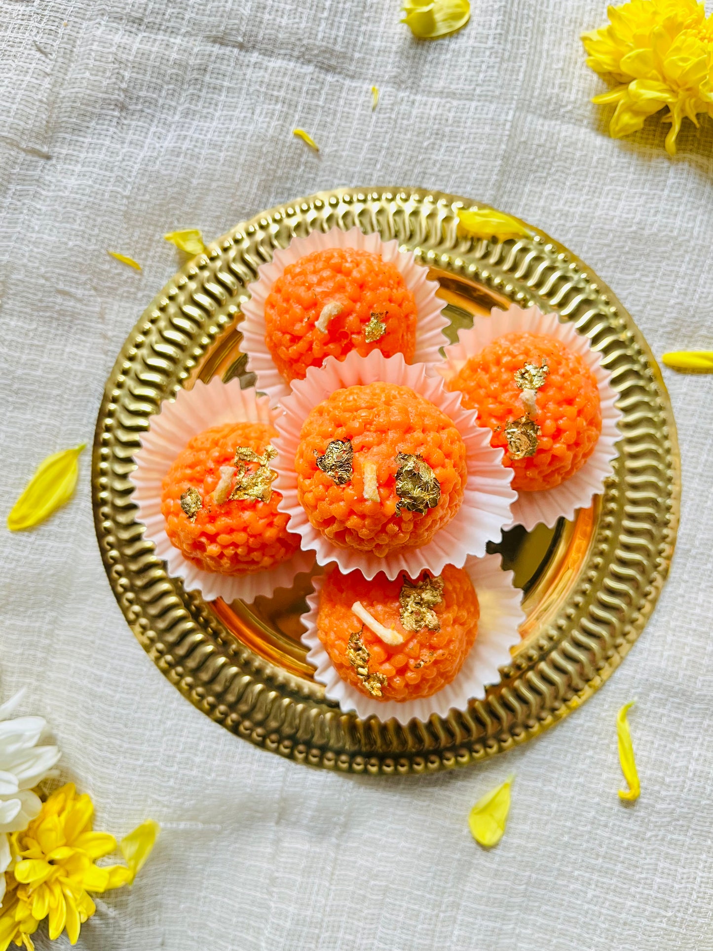 Laddoo Dessert Candle