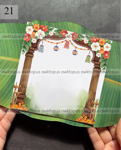 Banana Leaf Invite