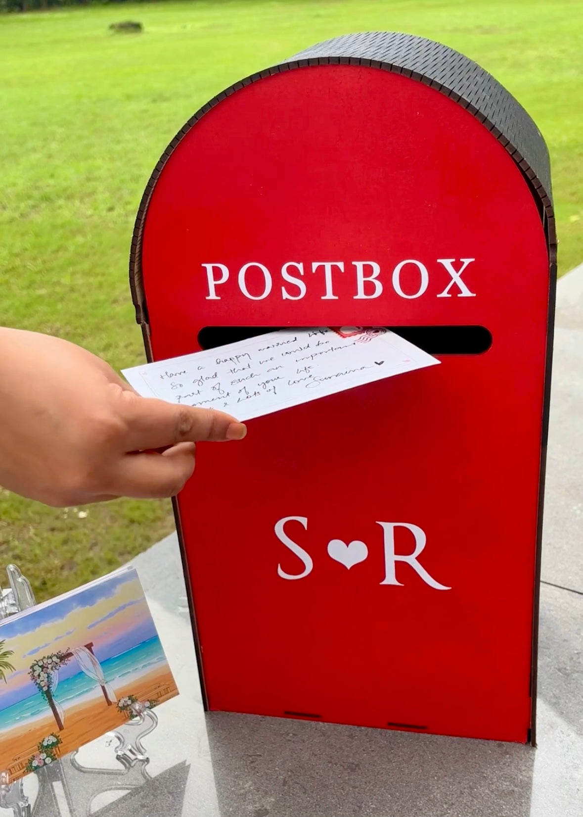 Post Box with Postcards