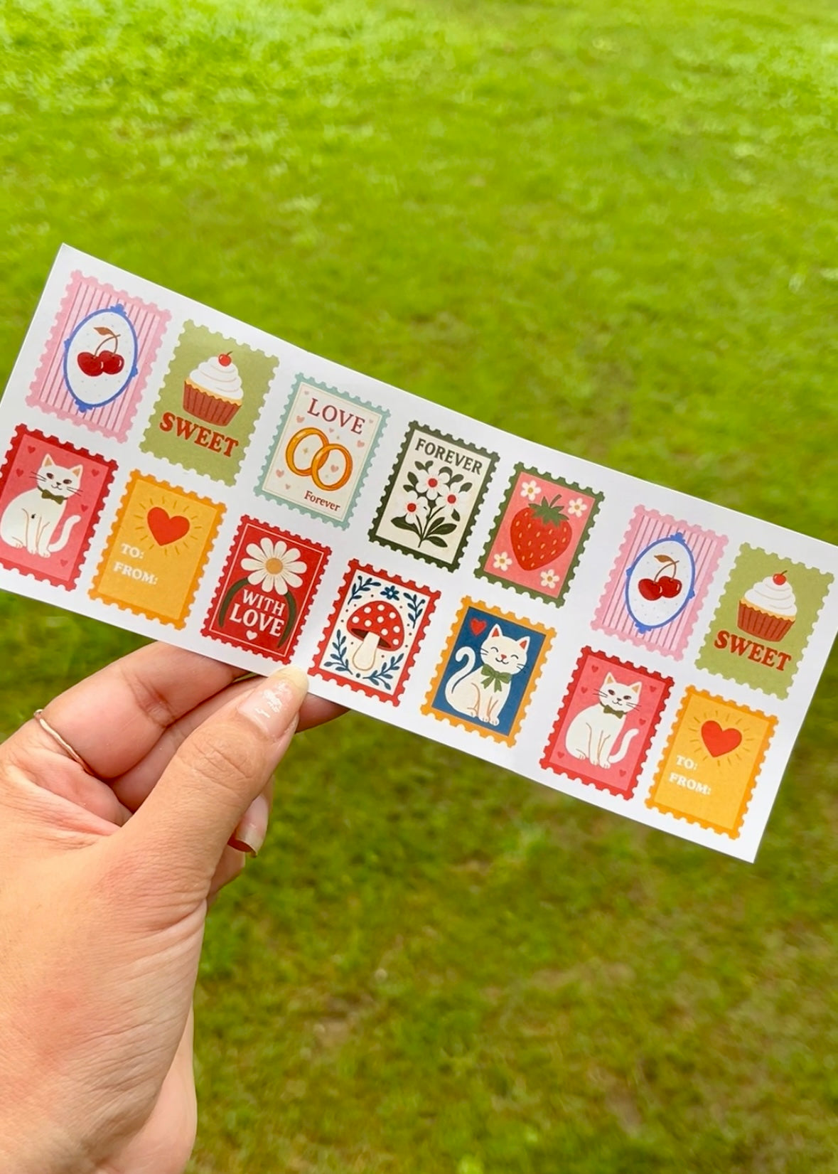 Post Box with Postcards