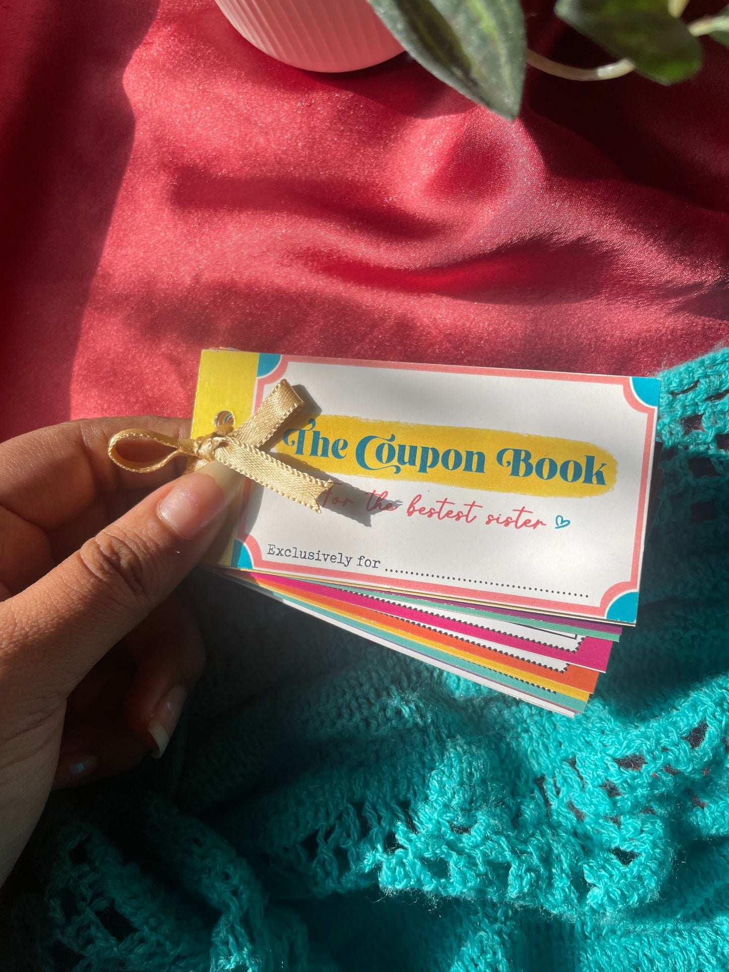 Coupon Book for Sister