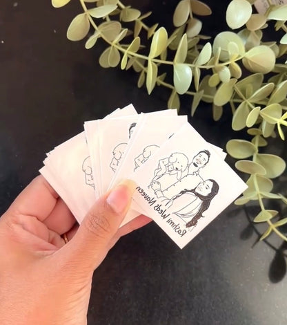 Body sticker Samples