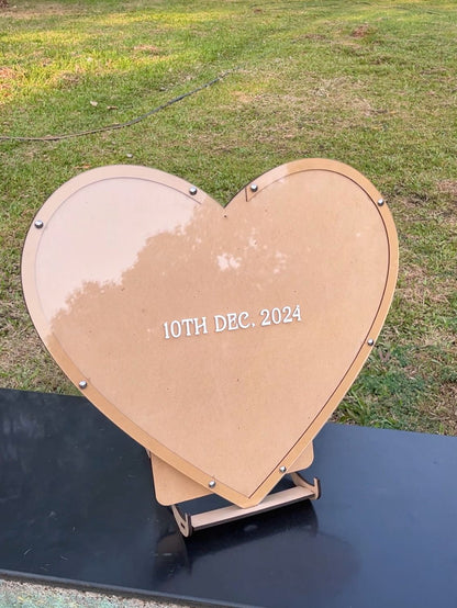 Heart Frame Guestbook