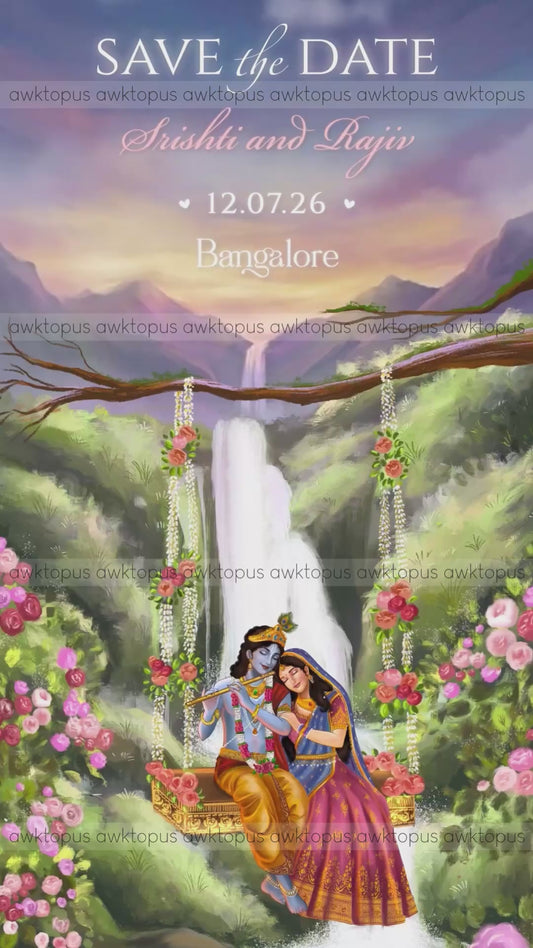 Radha Krishna Save the date